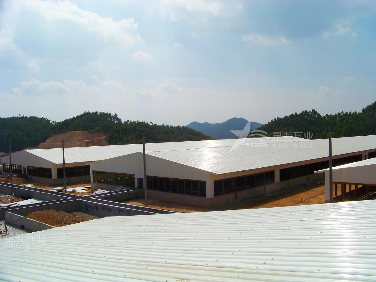合成樹(shù)脂瓦施工安裝用什么材料搭建架子，鋼結構搭建樹(shù)脂瓦